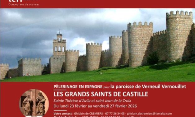 Pèlerinage paroissial en Espagne: février 2026 !
